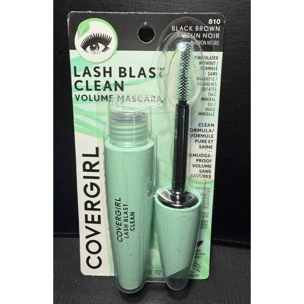 CoverGirl Lash Blast Clean Volume Mascara 810 Brown Black 0.44 fl oz